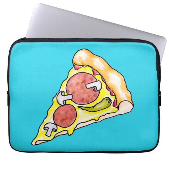 Pizza Laptop Sleeve (Voorkant)
