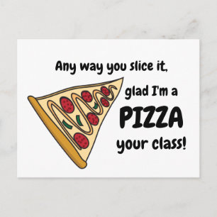 Pizza leraar Dank u voor uw waardering Briefkaart