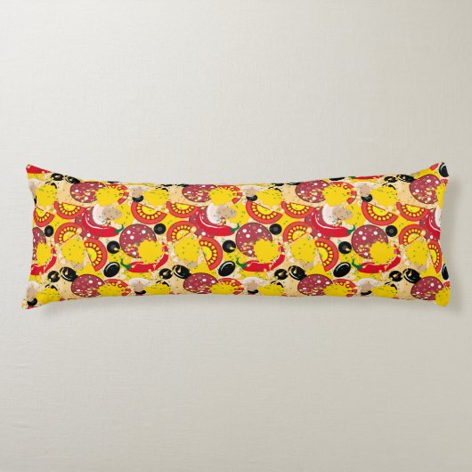 Pizza Lichaamskussen (Voorkant)