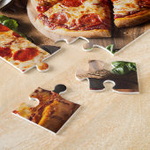 Pizza-liefdespuzzel Legpuzzel (Zijkant)