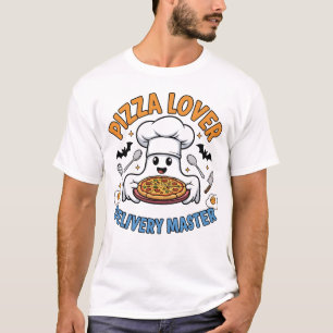 Pizza Liefhebber – Bezorg Meester Chef Geest T-shirt