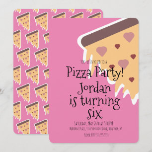 Pizza Liefhebber Foodie Feest Kaas Slice Verjaarda Kaart