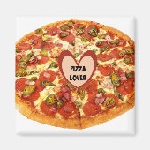 Pizza Liefhebber Magneet (Voorkant)