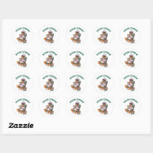 Pizza-liefhebbers Ronde Sticker (Vel)