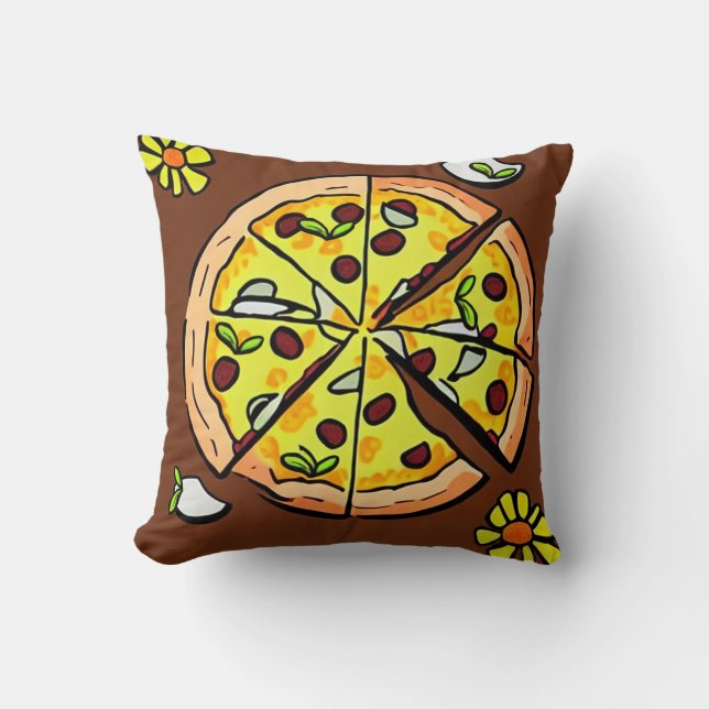 Pizza Love Kussen (Voorkant)