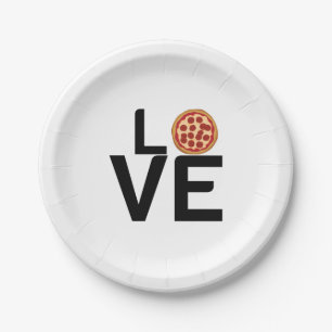 PIZZA LOVE PAPIEREN BORDJE