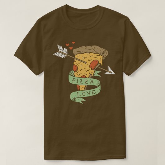 Pizza Love T-shirt (Design voorkant)