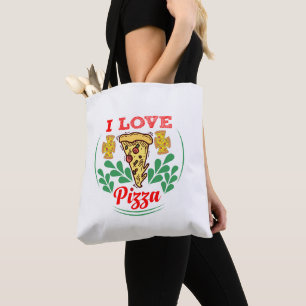 Pizza Lover Leuk Ontwerp voor Voedsel Fanatici Draagtas