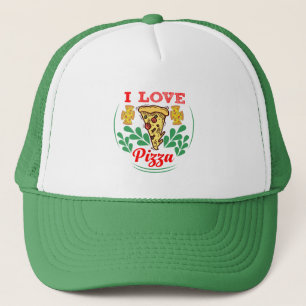 Pizza Lover Leuk Ontwerp voor Voedsel Fanatici Trucker Pet