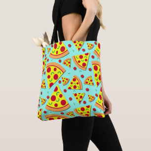 Pizza Lover Slices of Pepperoni Print Draagtas