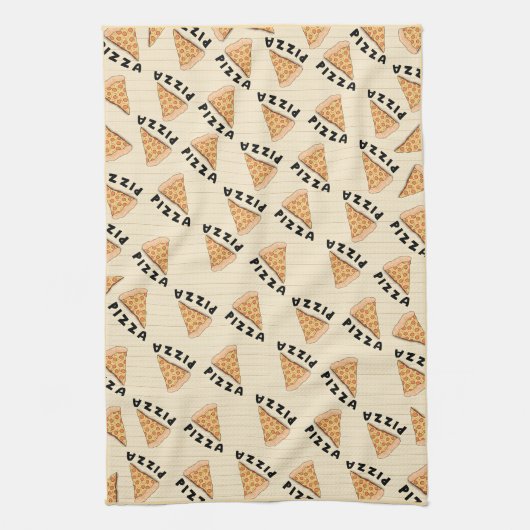Pizza Lover's Kitchen Theedoek (Verticaal)