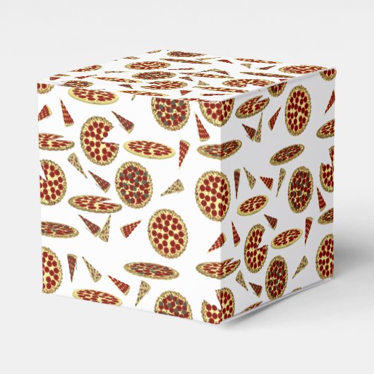 Pizza Lover's Pattern Bedankdoosjes (Voorkant Zijde)