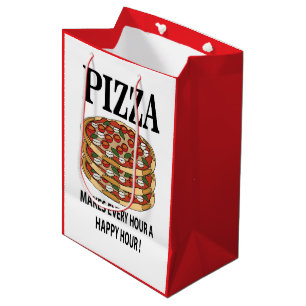 Pizza maakt elk uur een happy hour pizza medium cadeauzakje