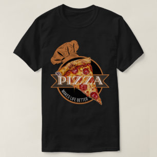 Pizza Maakt het Leven Beter T-shirt