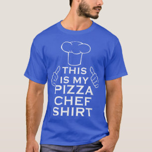 Pizza maakt Italiaans eten Hobby Pizza Chef T-shirt