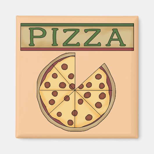 Pizza Magnet Magneet (Voorkant)