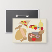 Pizza Maken Button (Voorkant / Achterkant)