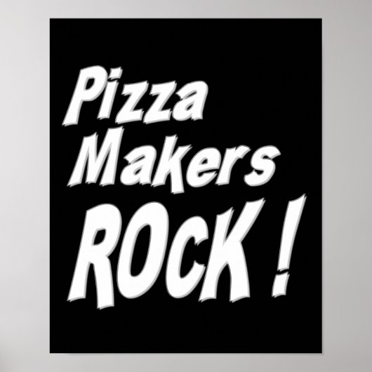 Pizza Makers Rock ! Impression de l'affiche (Devant)