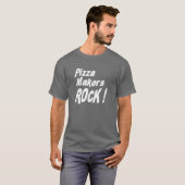 Pizza Makers Rock! T-shirt (Voorkant volledig)