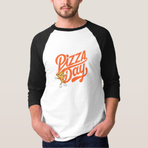 Pizza Man met Pizza Day T-shirt