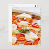Pizza Margherita Briefkaart (Voorkant / Achterkant)