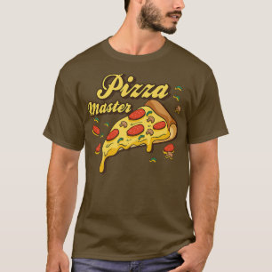 Pizza Master Italiaanse Food Pizza ChefT-Shirt T-shirt