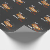 Pizza Mathematics Formula Physics Science Foodie Cadeaupapier (Hoek)