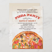 Pizza met mazen kaart (Voorkant / Achterkant)