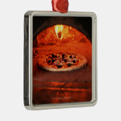 Pizza Metalen Ornament (Rechts)