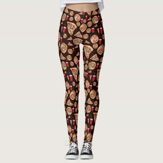 Pizza Motif Leggings (Devant)