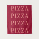 Pizza Muurkunst, Studenten- en Appartementmuren Wandkleed (Voorkant)