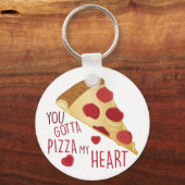 Pizza My Heart Sleutelhanger (Voorkant)