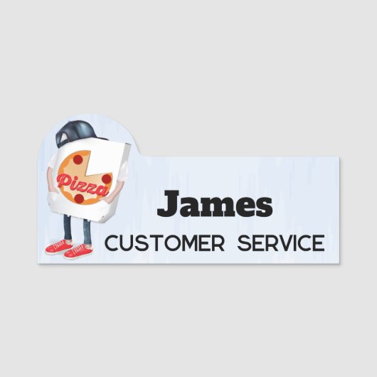 Pizza Naamplaatje (Voorkant)