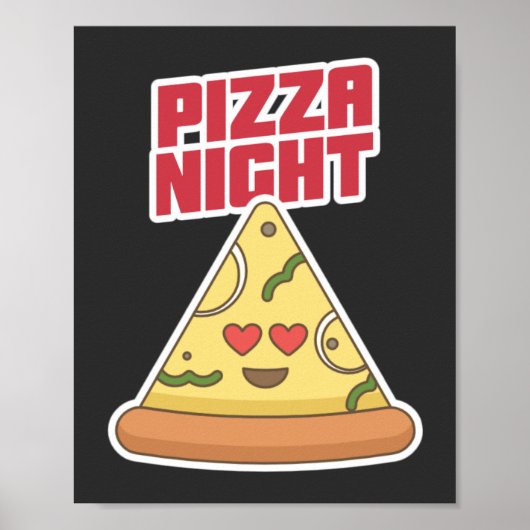 Pizza Night Poster (Voorkant)