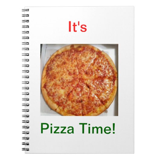Pizza. Notitieboek (Voorkant)