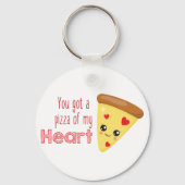 Pizza Of My Heart Sleutelhanger (Voorkant)