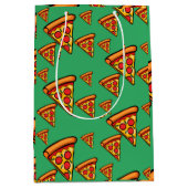 Pizza-ontwerp op vrijdag - Gift Bag - Middelgroot Medium Cadeauzakje (Voorkant)