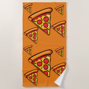 Pizza-ontwerp op vrijdag - Handdoek