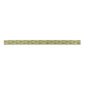Pizza-ontwerp op vrijdag - Satin Ribbon Lint (Voorkant)