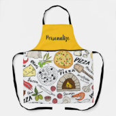 Pizza Ontwerp Schort (Voorkant)