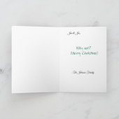 Pizza op aarde feestdagen kaart (Binnen)