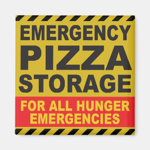 PIZZA OPSLAG koelkast Magneet