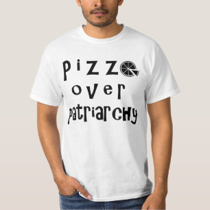 Pizza over patriarchie - Versie 2 T-shirt