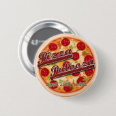 Pizza Palooza Ronde Button 5,7 Cm (Voorkant /achterkant)