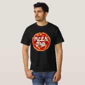 Pizza Pap t shirt voor het verjaardagsfeestje van  (Voorkant volledig)