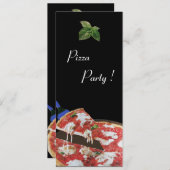 PIZZA PARTIJ, ITALIAANSE KITCHEN-diner, brunch Kaart (Voorkant / Achterkant)