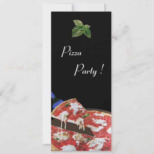 PIZZA PARTIJ, ITALIAANSE KITCHEN-diner, brunch Kaart (Voorkant)