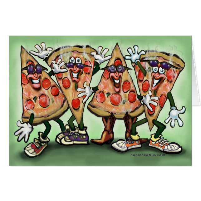 Pizza Party (Voorkant Horizontaal)