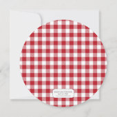 Pizza Party Anniversaire de fête Invitation (Dos)