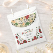 Pizza Party Anniversaire Favoriser les sacs (Coupé)